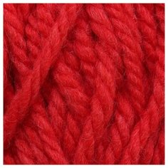 Пряжа Пехорка Осенняя 200гр. 150м. (25% шерсть, 75% акрил) (88-Красный мак) 5 шт