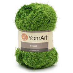 Пряжа для вязания YarnArt Breeze 100гр 200м (100% полиэстер) (17 травяной) 5 мотков