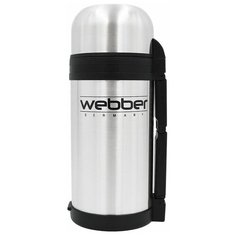 Классический термос Webber SST-1500P, 1.5 л серебристый