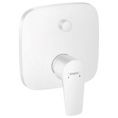 Смеситель для ванны, встраиваемый, белый матовый, Hansgrohe Talis E 71745700