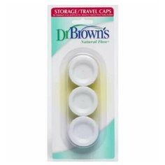 Dr. Browns. Крышки для стандартной бутылочки (3 шт.) (белый)