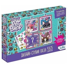 Набор пазлов Origami Littlest Pet Shop Дизайн-студия Счастливые зверушки (04415)
