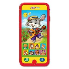Развивающая игрушка Азбукварик Мультиплеер Заинька, попляши!, красный/желтый