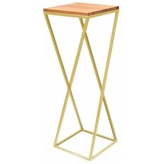 Столик под кашпо Loft 100, золотой Greenween