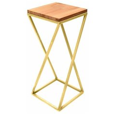 Столик под кашпо Loft 80, золотой Greenween