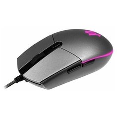 Проводная мышь Jet.A Comfort OM-U55 LED серая (800/1200/1600/2400dpi, 5 кнопок, LED-подсветка, USB)