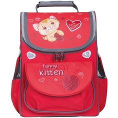 Ранец Berlingo Standard "Funny Kitten" 38*29*16см, 1 отделение, анатомическая спинка RU01604