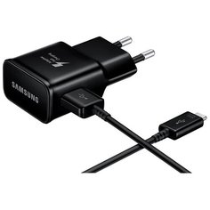 Сетевое зарядное устройство Samsung EP-TA20EBE 15W + кабель TYPE-C, черный
