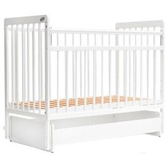 Детская кроватка Bambini Euro Style М 01.10.05 белый Бамбини