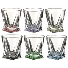 Набор стопок CRYSTALITE из 6 шт. квадро декорейшн 72т76 55 мл h = 5,5 см (669-032)