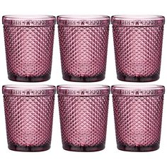 Набор стаканов Lefard гранат из 6шт. серия muza color 280 мл / в=10 см (781-162)