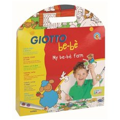 GIOTTO My be-be Farm Набор фломастеров 12 шт. с раскраской (465600)