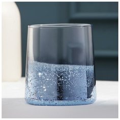 Стакан "Мерцание" 200 мл, 7,5х8,5 см, цвет синий 4711679 Сима ленд