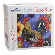 Пазл Origami Fire Roosten Акварельные петухи (02634), 360 дет.