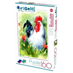 Пазл Origami Fire Rooster Огненные петухи (02629), 160 дет.