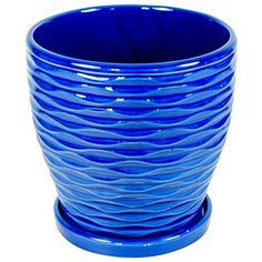 Кашпо 21*19 см синее Rettal