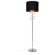 Торшер Lumina Deco Milari LDF 5530 CHR+BK