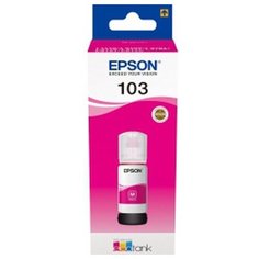 Контейнер с чернилами EPSON EcoTank C13T00S34A пурпурный (Magenta)