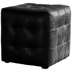 Пуф Лотос Черный ЭкоКожа Dream Bag