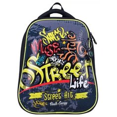 Berlingo Ранец "Street life", черный