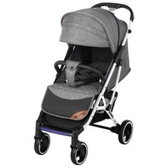 Прогулочная коляска Dearest 819 Plus Grey White (Yoya Max Premium Set), полная комплектация + подарок, с накидкой на ножки, вес 7,6 кг, от 0 до 3-х лет