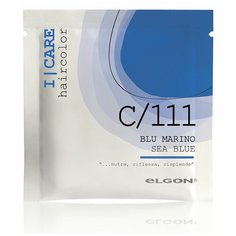 Крем-кондиционер окрашивающий Elgon ICare С/111 Sea Blue - Тёмно-синий (цвет морской волны)