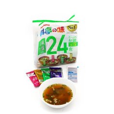 Мисо-суп ассорти быстрого приготовления Marukome с пониженным содержанием соли, 24 порции, 480 гр.