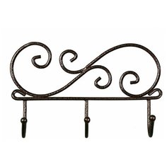 Вешалка ЗМИ настенная ВН275 М Кружева 3 (медный антик)