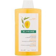 Klorane шампунь Nutrition and Hydration with mango butter, 400 мл