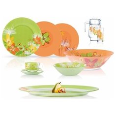 Столовый набор ФЛОРАЛ МИКС 46 предметов Luminarc