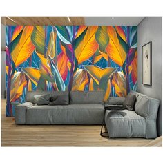 Фотообои на стену Fotooboikin "Экзотические цветы" 400х270 (ШхВ)