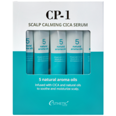Esthetic House CP-1 Scalp Calming Cica Serum успокаивающая сыворотка для кожи головы с экстрактом центеллы азиатской, 20 мл, 5 шт.