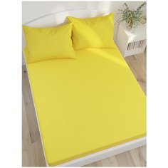 Простынь на резинке Сказка "Солнышко" натяжная 90х200 см 1,5-спальная