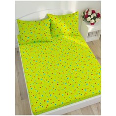 Простыня на резинке Сказка "Акварель", 160x200x26 см