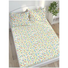 Простыня на резинке Сказка "Фейерверк", 90х200x26 см