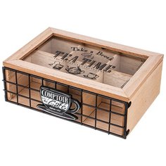 Шкатулка для чая coffee tea time 24 см Lefard (153861)