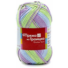 Пряжа из Троицка Сакура принт 100гр. 180м. (100% вискоза) (7240 принт) 5 шт Троицкая камвольная фабрика