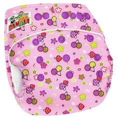 Bamboola подгузники Fleece (4-17 кг) 1 шт., Ягодки