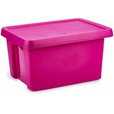 Коробка с крышкой Essentials 16л фиолетовая Curver