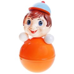 Неваляшка Котовские неваляшки Мальчик (6С-015) 41 см оранжевый