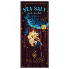 Шоколад Mulate Sea Salt горький с кристаллами морской соли, какао 70%, 80 г