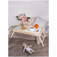 Поднос для завтрака сервировочный на ножках PROFFI SAUNA PS1035