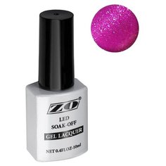 Гель-лак для ногтей ZO mGL, 10 мл, 341 сиреневый с мерцающими блестками
