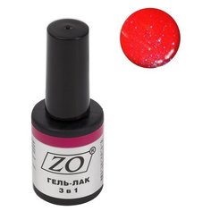 Гель-лак 3 в 1 ZO ZO-GT, 10 мл, 101 клубничный шиммер