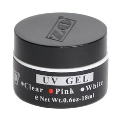 Гель ZO UV Gel однофазный для моделирования, 18 мл pink
