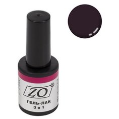 Гель-лак 3 в 1 ZO ZO-GT, 10 мл, 047 фиолетово-чёрный