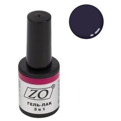 Гель-лак 3 в 1 ZO ZO-GT, 10 мл, 099 антрацитовый