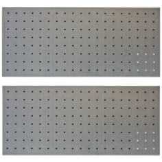 Перфопанель металлическая 500 х 220 мм, 2 штуки Esse