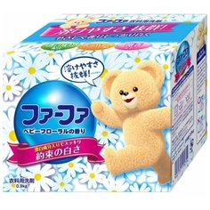 Порошок для стирки NISSAN FaFa Compact для детских вещей аромат цветов коробка 900гр