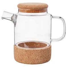 Заварочный чайник 600 мл с пробковой подставкой Walmer "KRONOS" / 246210